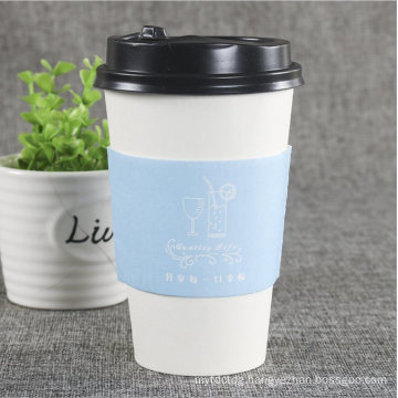 6 7 8 9 10 12 16 20 Oz Paper Coffee Cup Sleeve Logo Size Custom